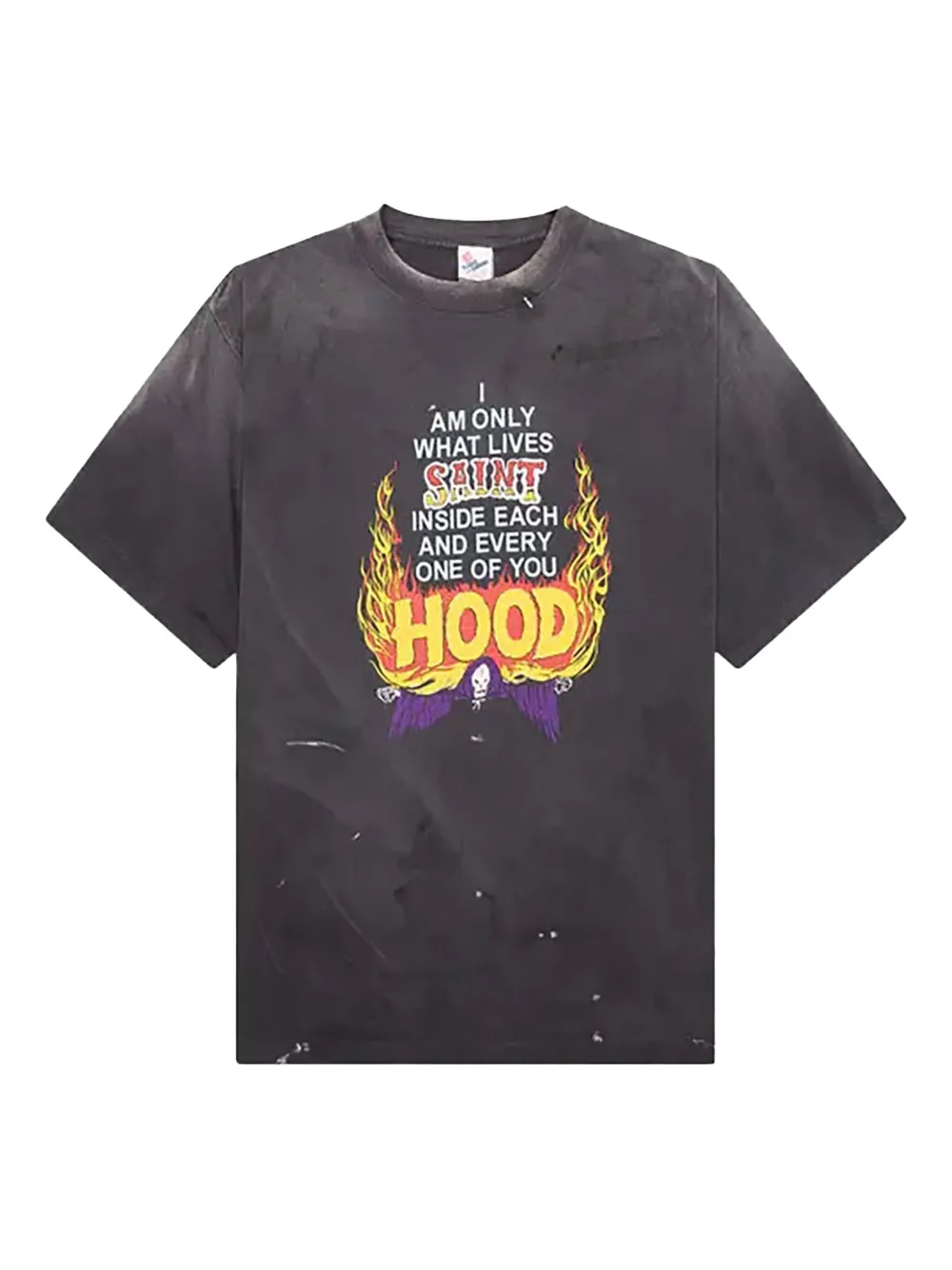 SAINT MXXXXXX x Neighborhood T-shirt | Black | Image 1