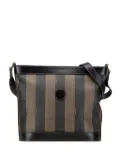 Fendi Pre-Owned 20th Century Pequin Coated Canvas crossbody bag - Black