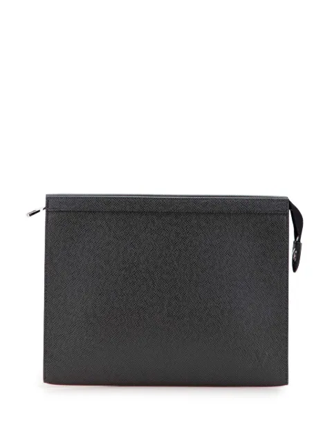 Louis Vuitton Pre-Owned 2017 Taiga Pochette Voyage MM clutch bag