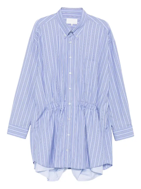 Maison Margiela vestido camisero a rayas