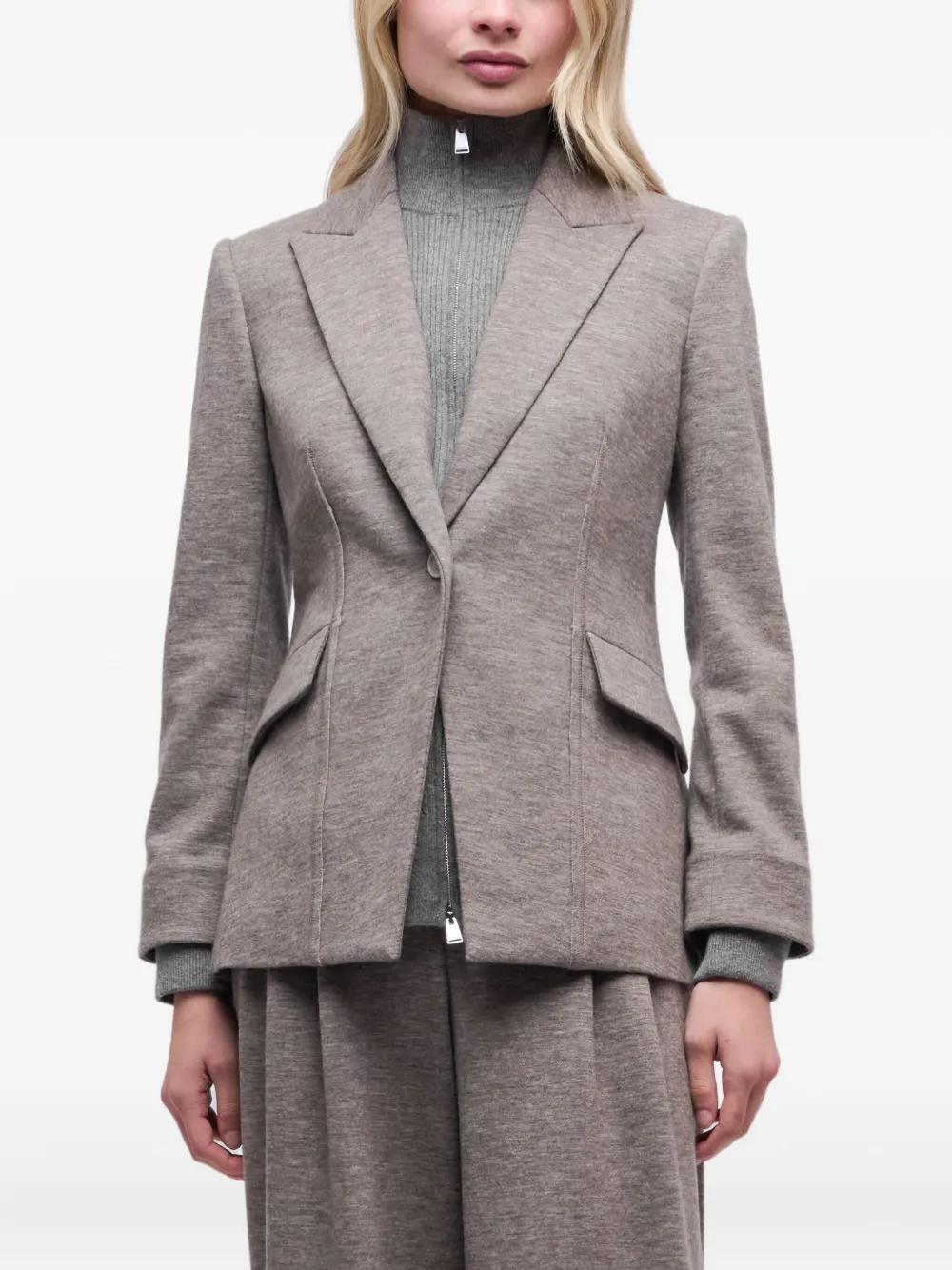 Simkhai single-breasted blazer | Grey | Image 1