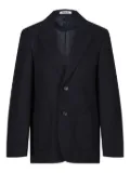 Zeco Schoolwear kids three-button patch-pocket blazer - Black