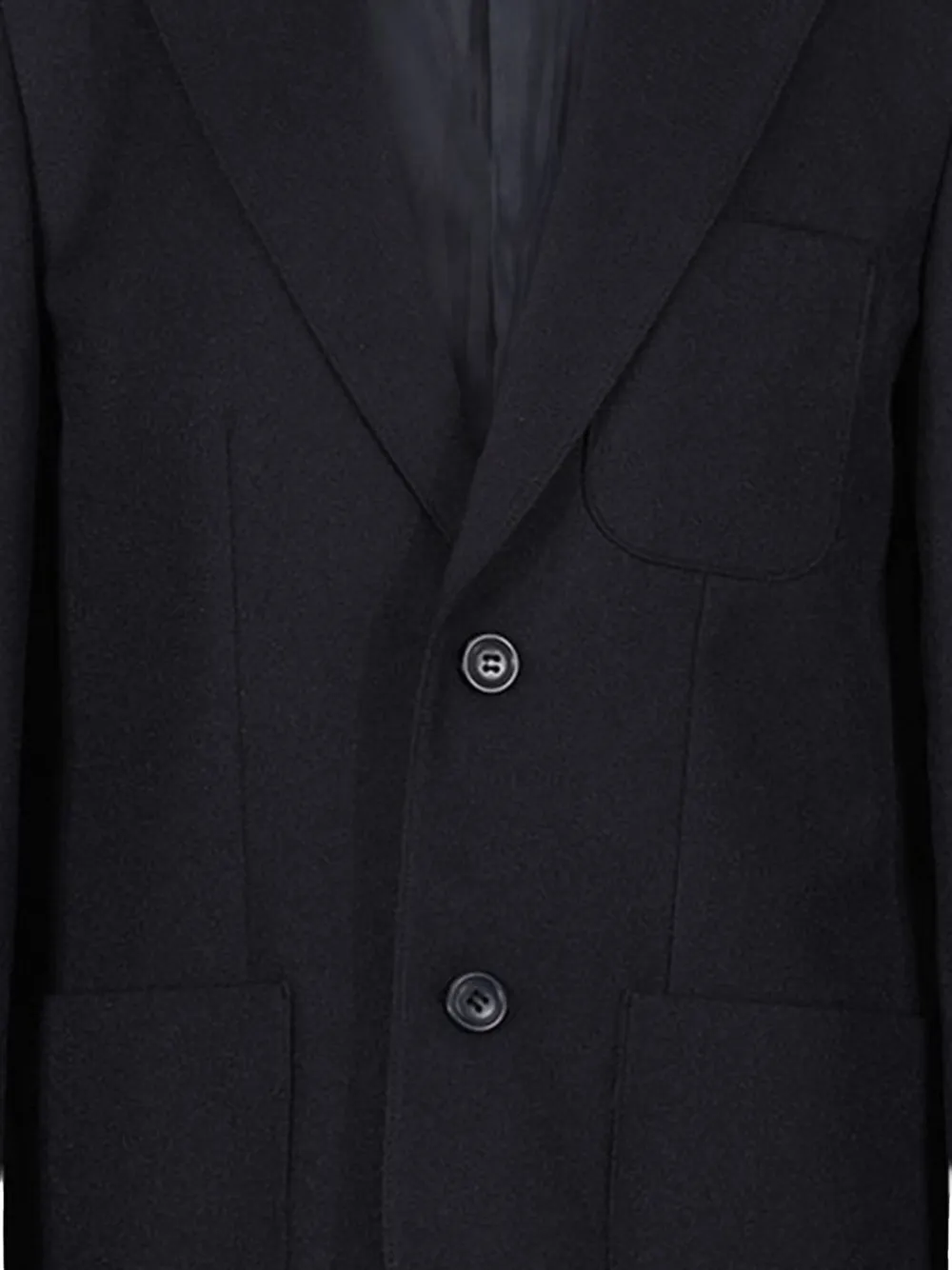 Zeco Schoolwear kids Blazer met opgestikte zak en drie knopen Zwart