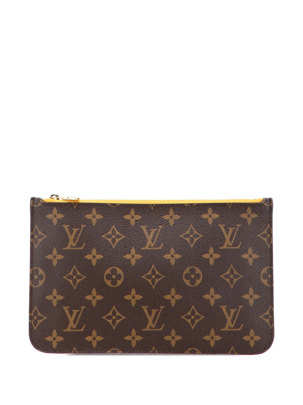Louis Vuitton Pre-Owned 2014 モノグラム ネヴァーフル ポーチ - ブラウン Louis Vuitton Pre-Owned 2014 モノグラム ネヴァーフル ポーチ - ブラウン