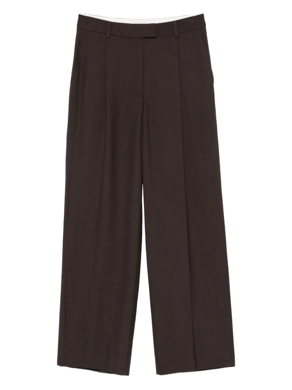 Low Classic pleated-front trousers | Brown | Image 1
