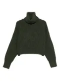 Ma'ry'ya roll-neck sweater - Green