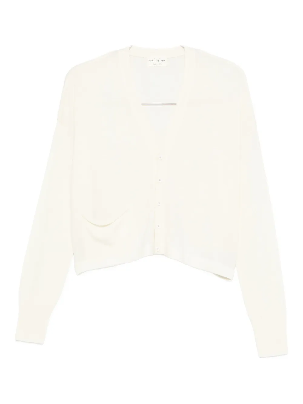 Ma'ry'ya V-neck Cardigan In Neutral