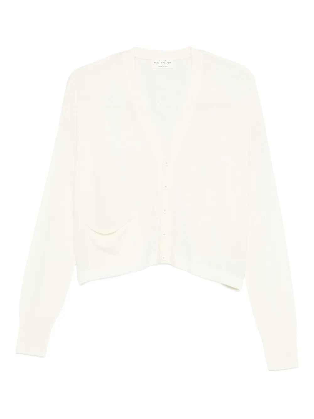 Ma'ry'ya v-neck cardigan - Bianco