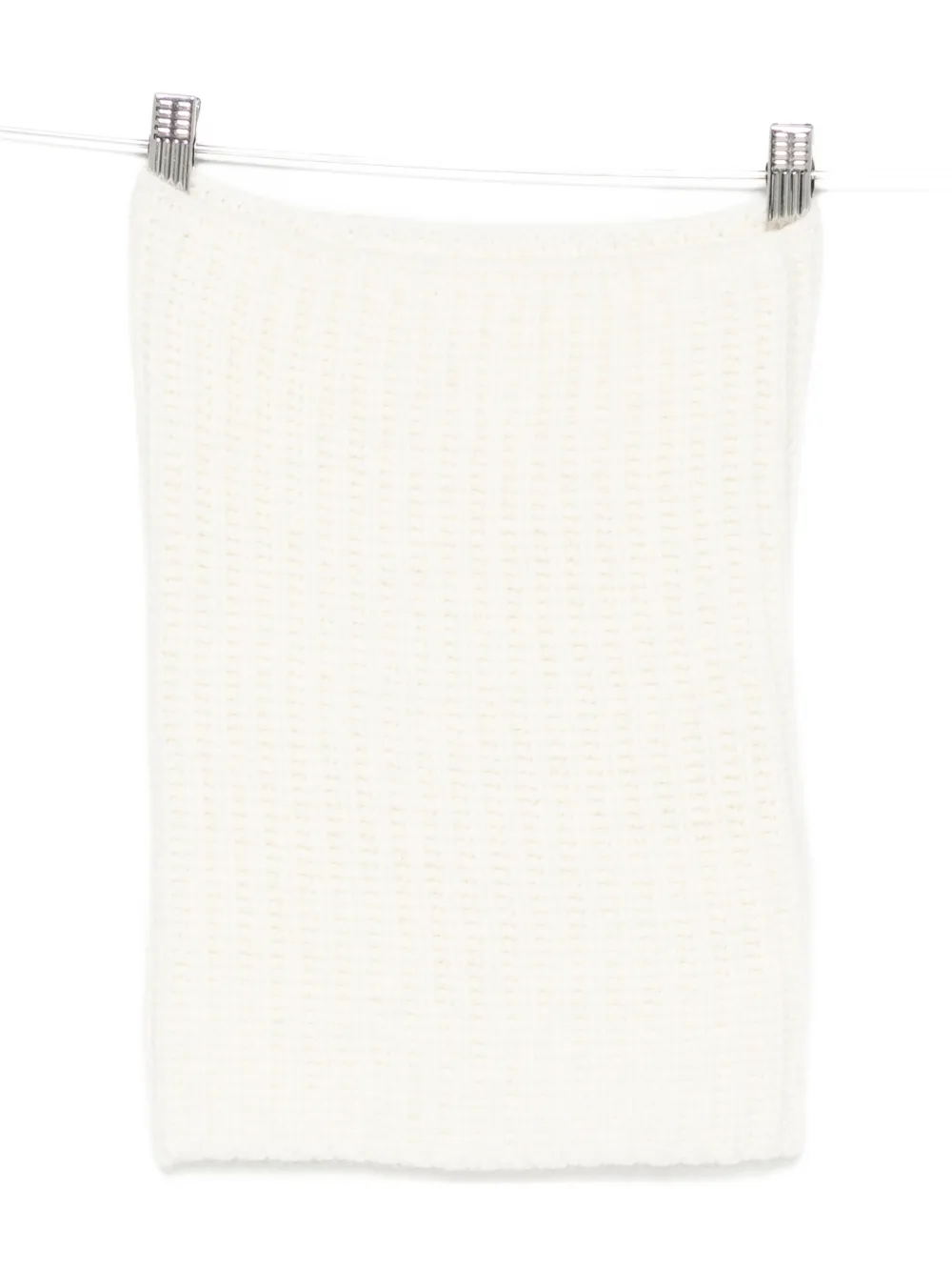 Ma'ry'ya ribbed-knit scarf | White | Image 1