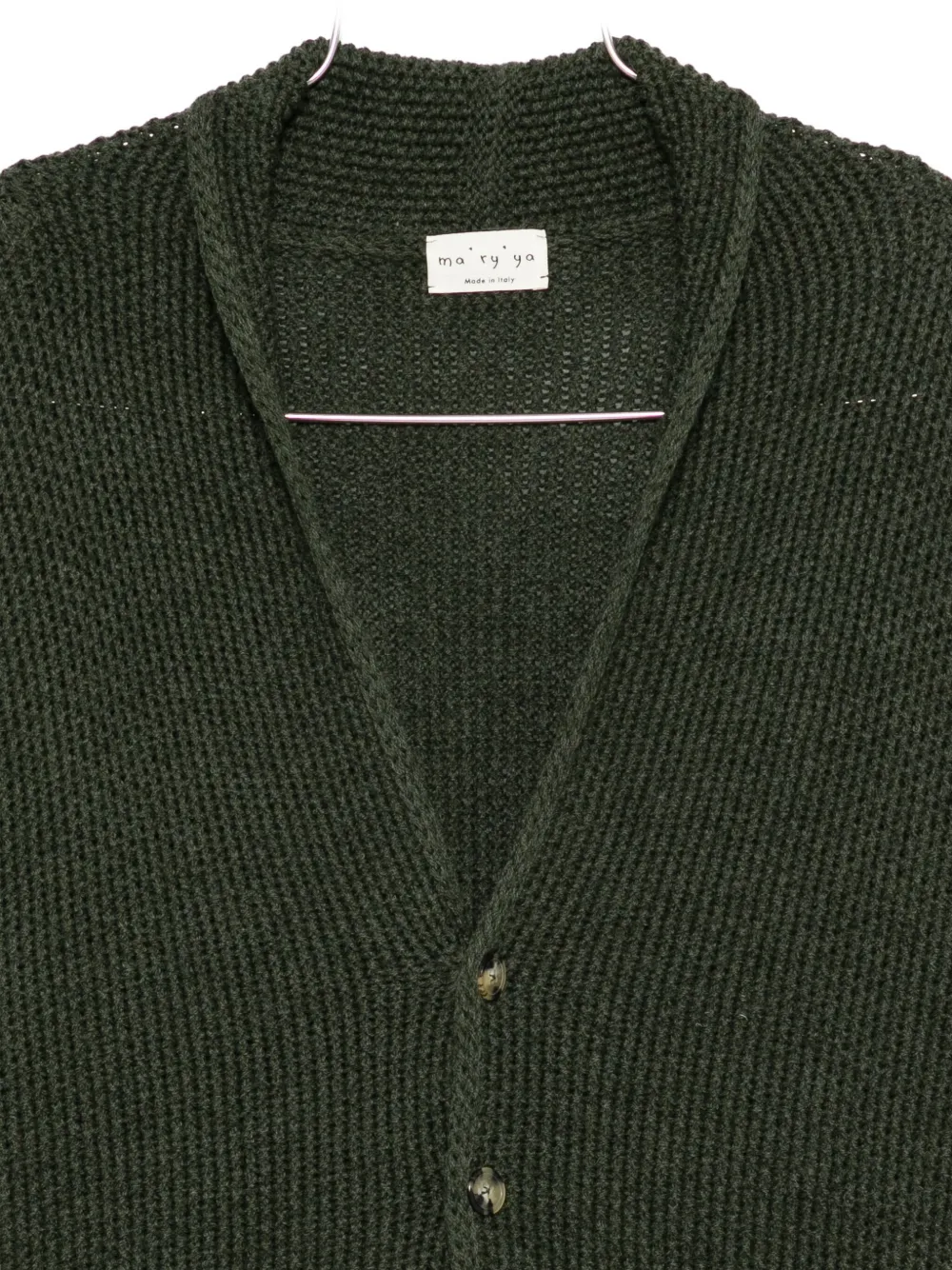 Ma'ry'ya Buttoned Cardigan In Black