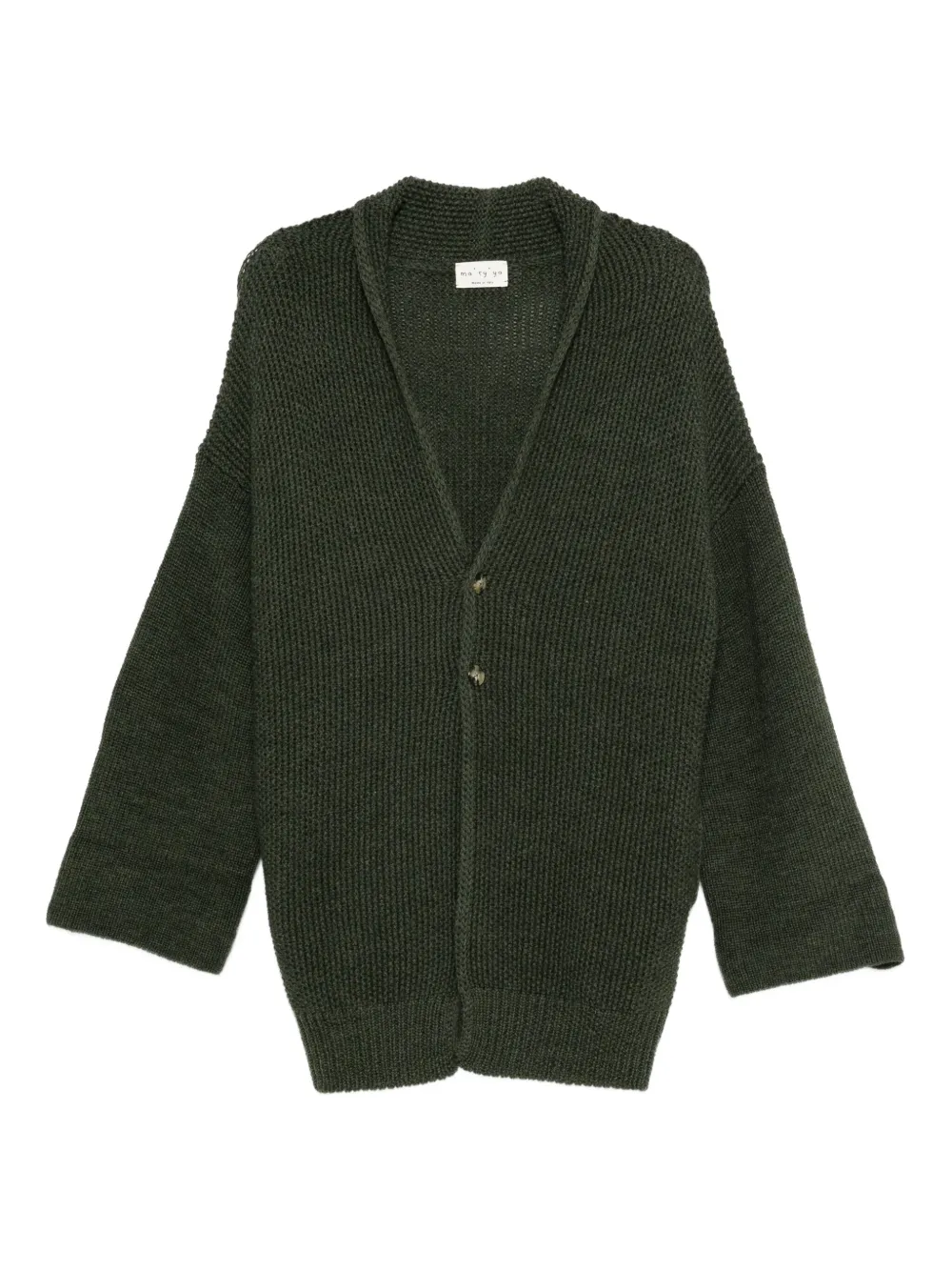 Ma'ry'ya buttoned cardigan - Grün