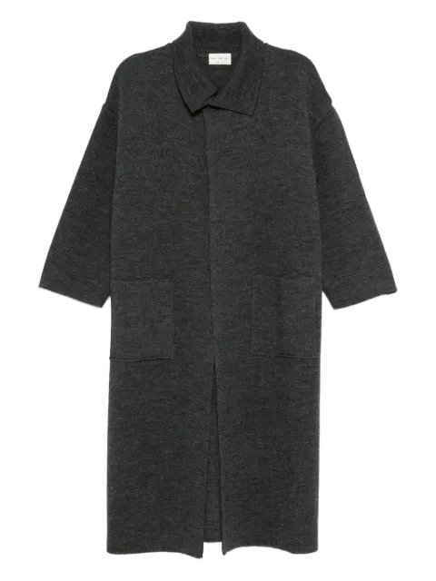 Ma'ry'ya cardi-frakke med påsyede lommer