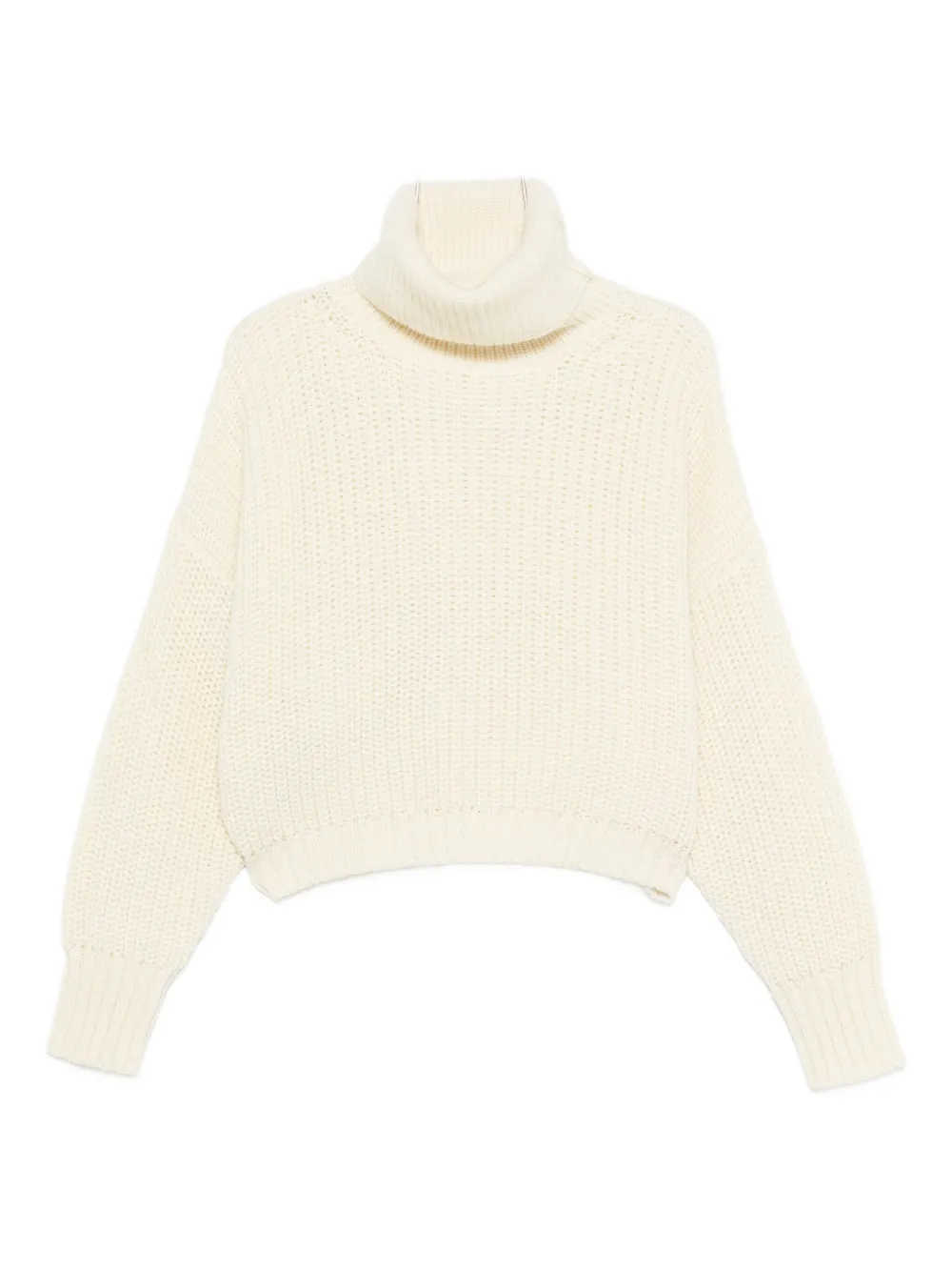 Ma'ry'ya Roll-neck Sweater In Brown