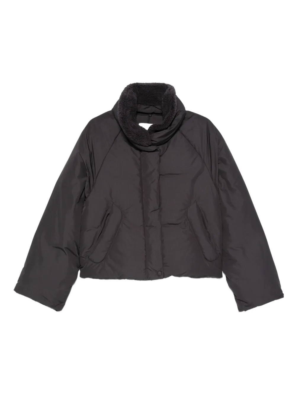 Low Classic high-neck puffer jacket | Black | Image 1