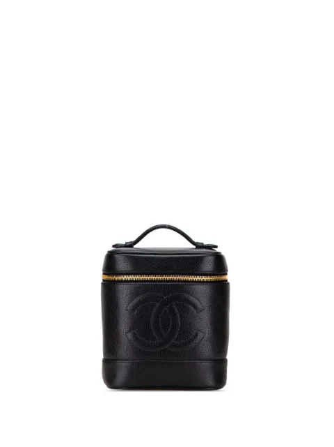 CHANEL Pre-Owned 1994-1996 CC Caviar Case vanity bag