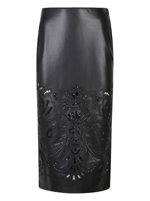 ERMANNO FIRENZE  laser-cut skirt