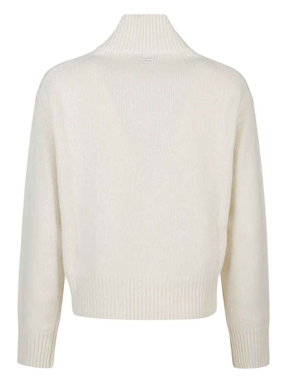 ERMANNO FIRENZE  floral-embroidered high-neck sweater | Knitted Sweaters | Image 2