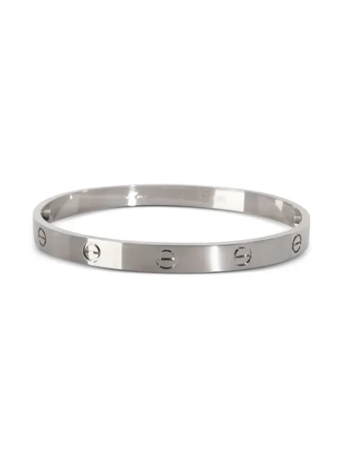 Cartier white gold Love bracelet
