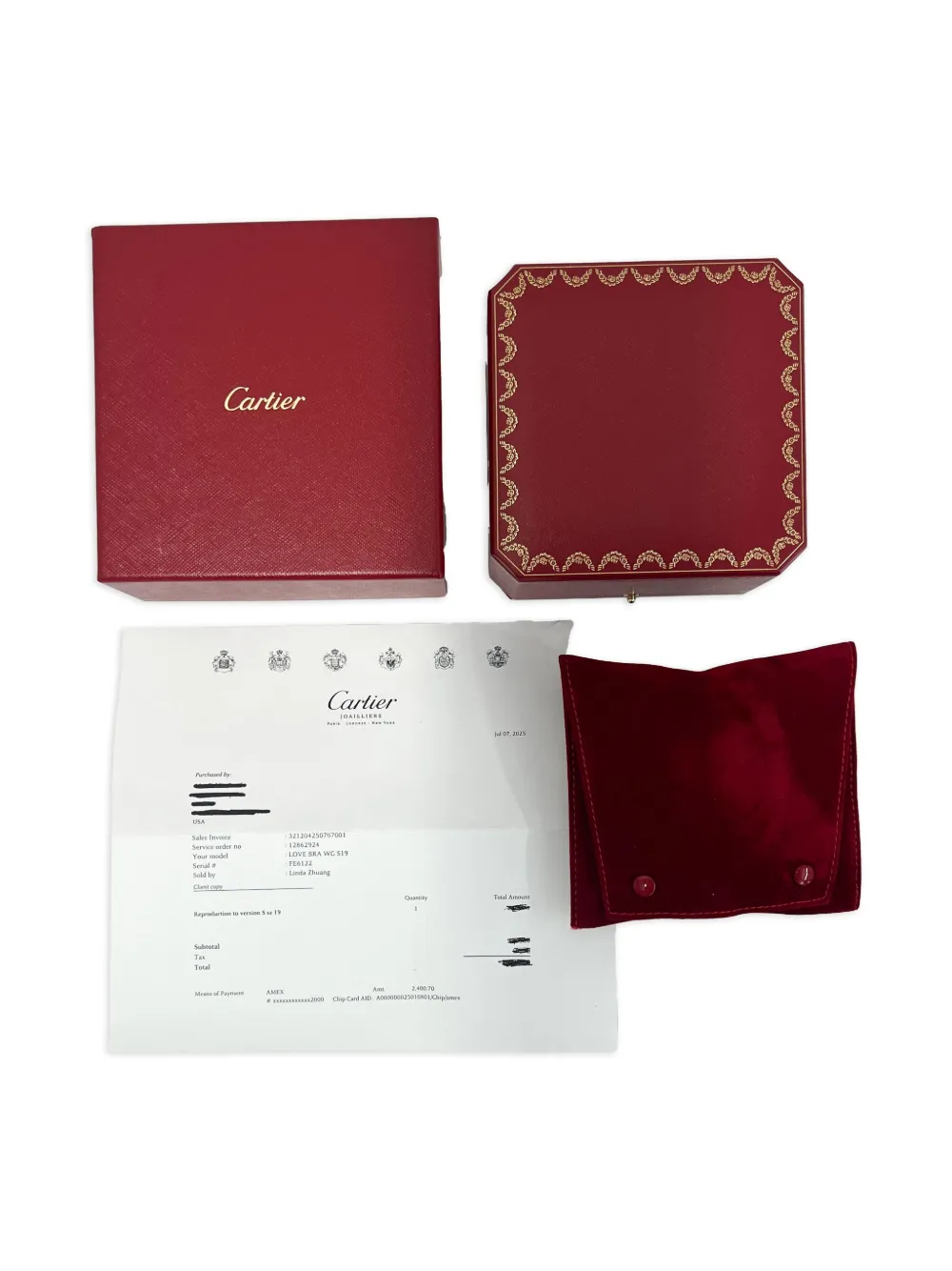Pre-owned Cartier White Gold Love Bracelet In Silver