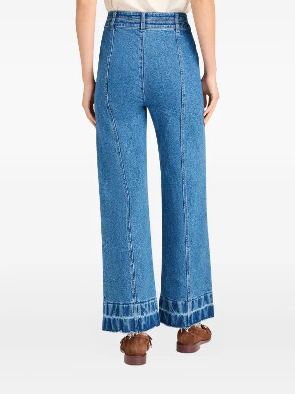 Cinq A Sept Dorothea wide-leg Jeans | Blue | FARFETCH