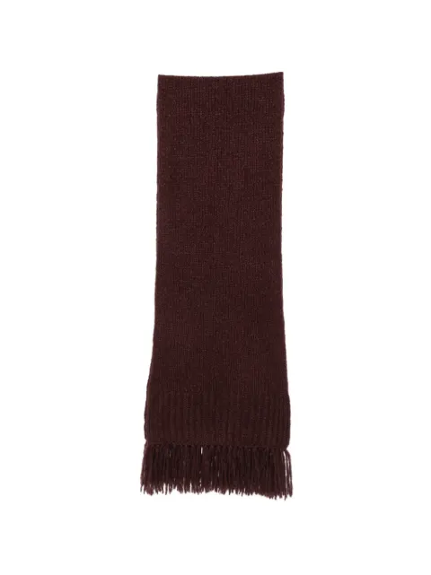 Emerson Renaldi fringed chunky-knit scarf