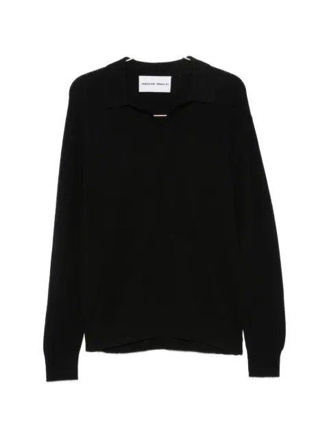 Emerson Renaldi spread-collar sweater