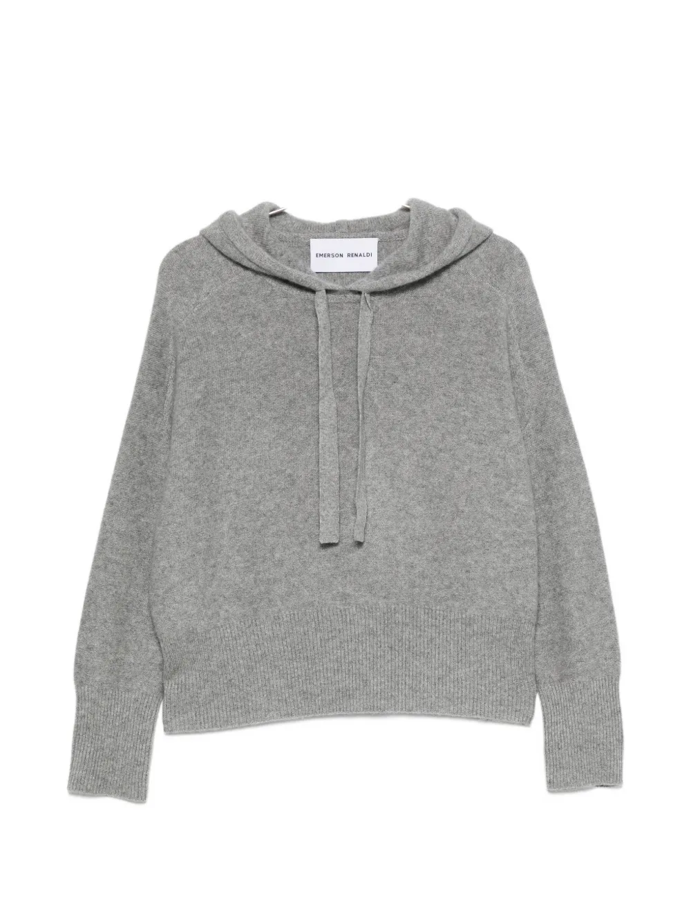 Emerson Renaldi drawstring-neck hooded sweater