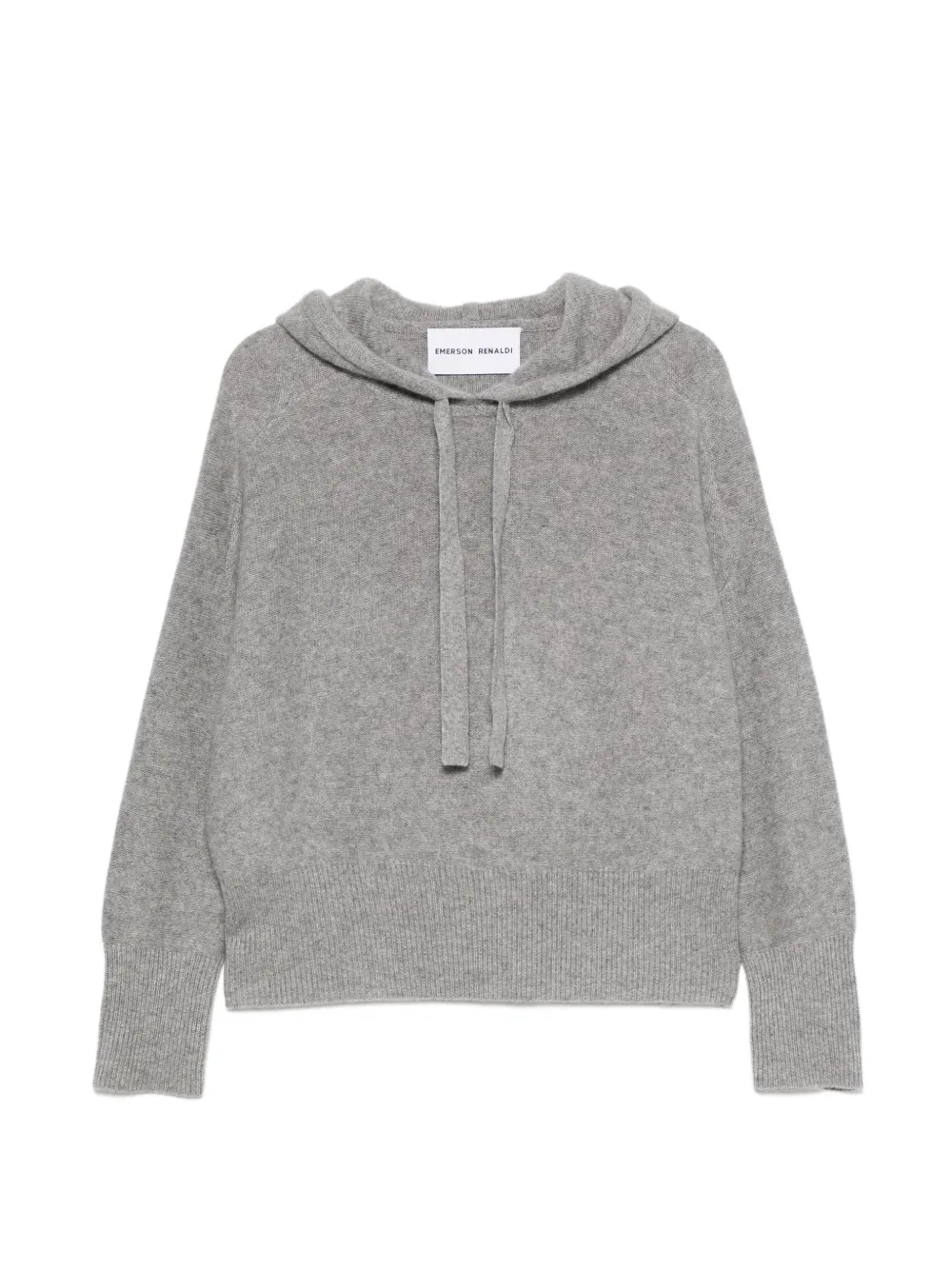 Emerson Renaldi drawstring-neck hooded sweater
