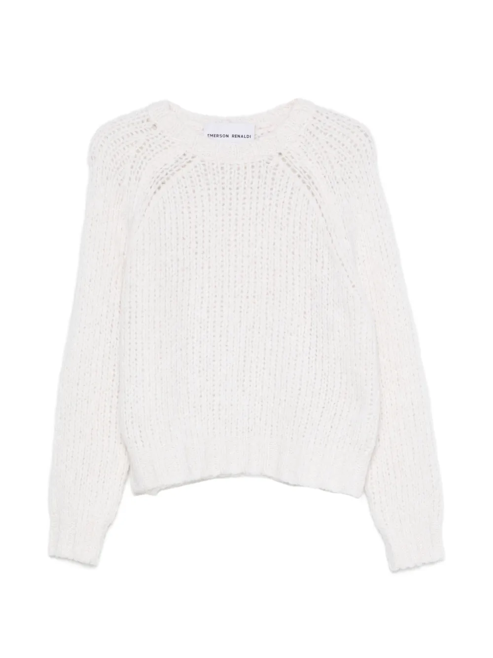 Emerson Renaldi open-knit raglan-sleeve sweater