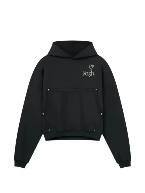 ROUGH. logo hoodie