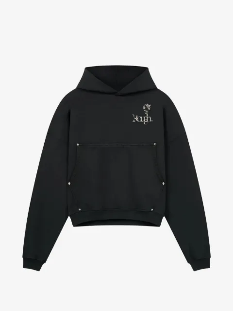 ROUGH. logo hoodie