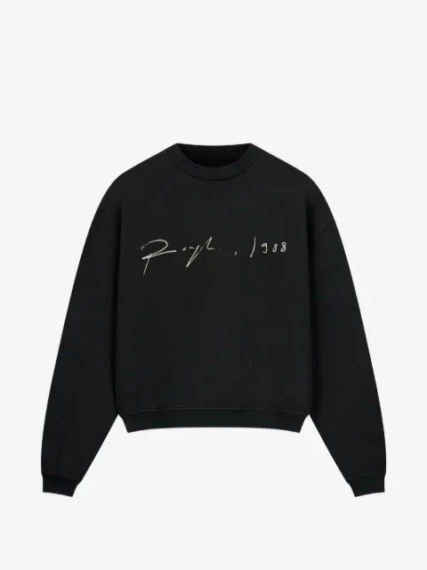 ROUGH. print sweatshirt