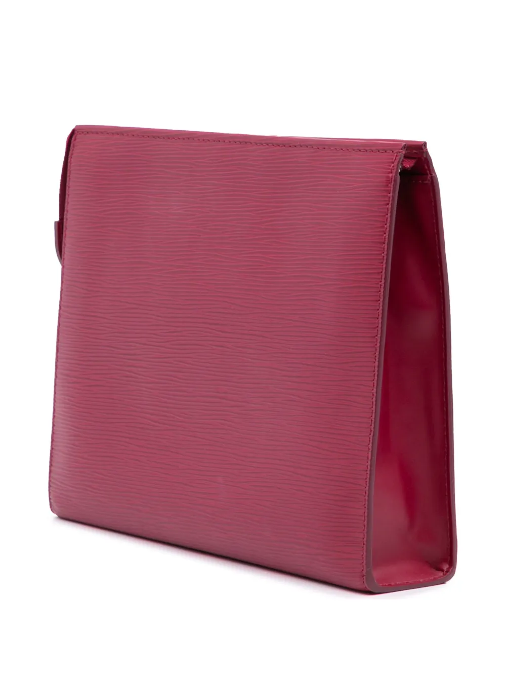 Pre-owned Louis Vuitton 2018 Epi Toiletry Pouch 26 Clutch Bag In Pink
