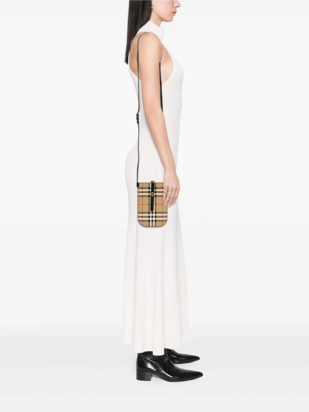 Burberry Pre-Owned 2018-2023 House Check Coated Canvas Phone Pouch crossbody bag | Pre-Owned | Image 2
