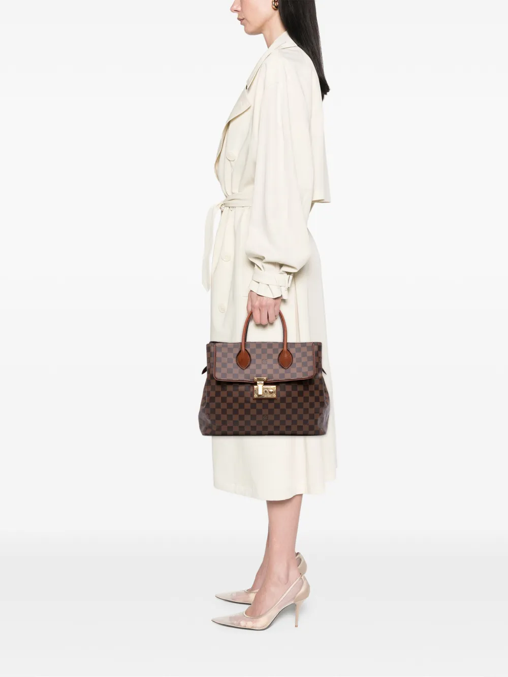Louis Vuitton Pre-Owned 2013 Damier Ebene Ascot satchel | Pre-Owned | Image 2