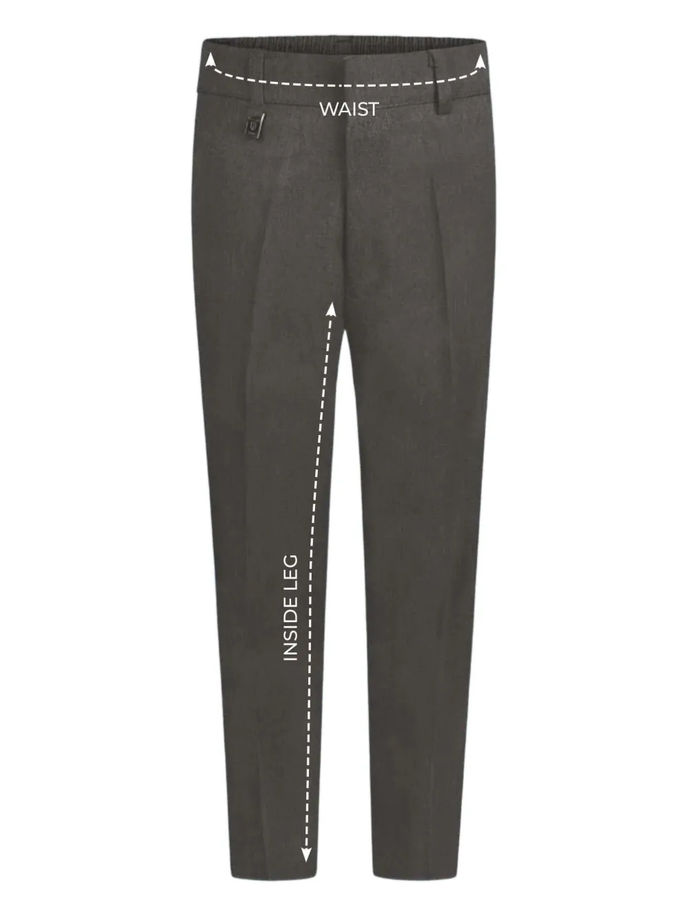 Zeco Schoolwear kids Broek met elastische taille Blauw