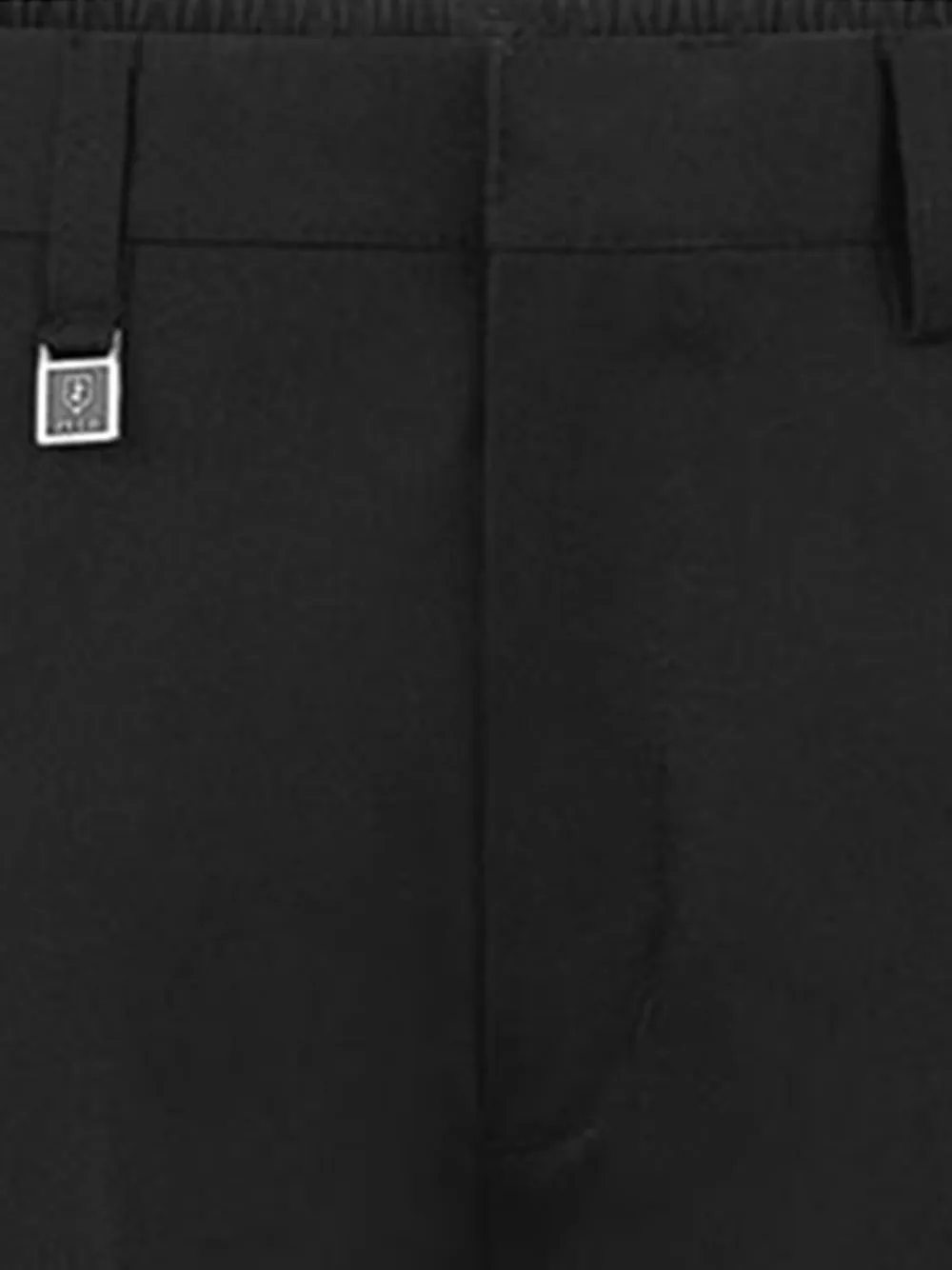 Zeco Schoolwear kids Broek met elastische tailleband Zwart