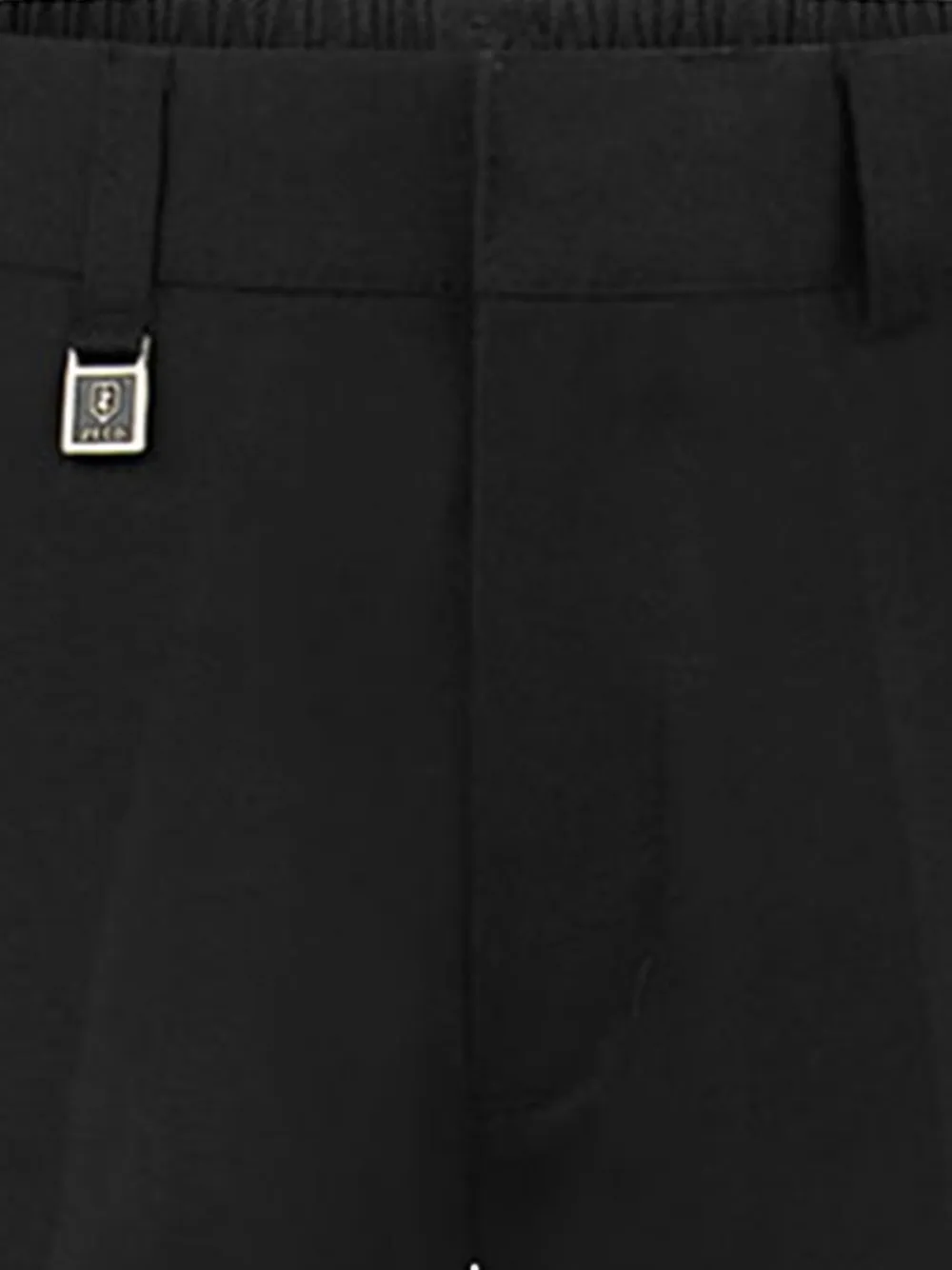 Zeco Schoolwear kids Broek met elastische tailleband Zwart