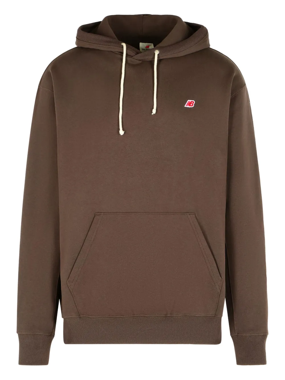 New Balance ドロップショルダーパーカー - ブラウン New Balance ドロップショルダーパーカー - ブラウン
