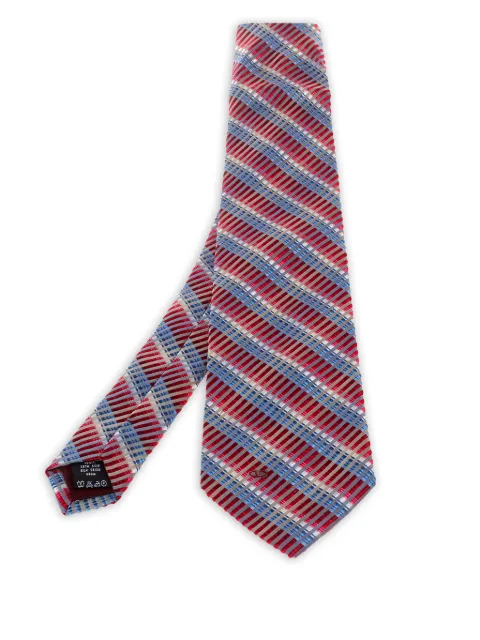 Valentino Garavani Pre-Owned 1990s diagonal-stripe silk tie