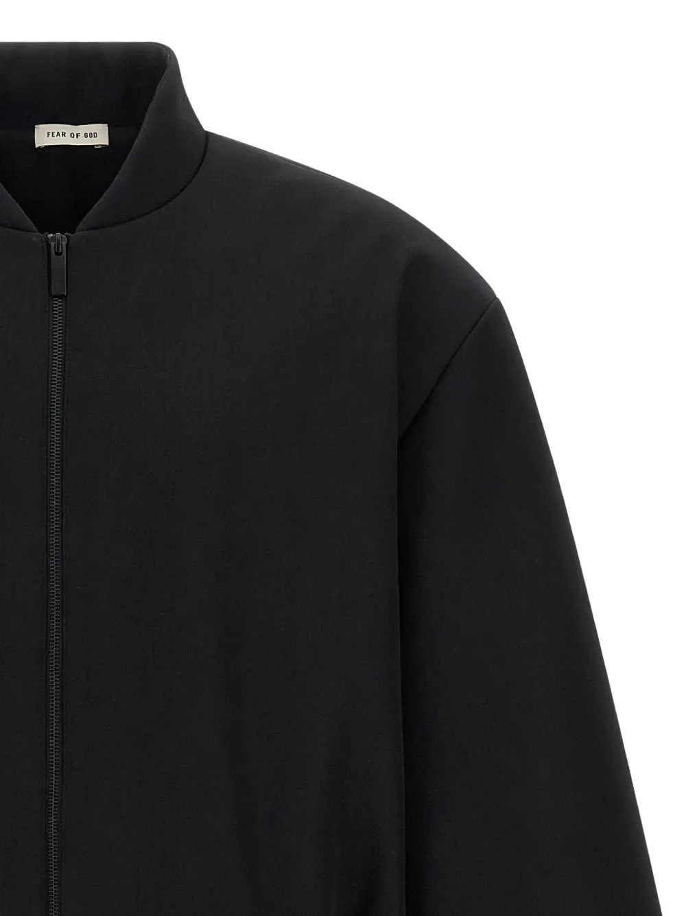 Fear Of God Men Wool Bomber Jacket In Black