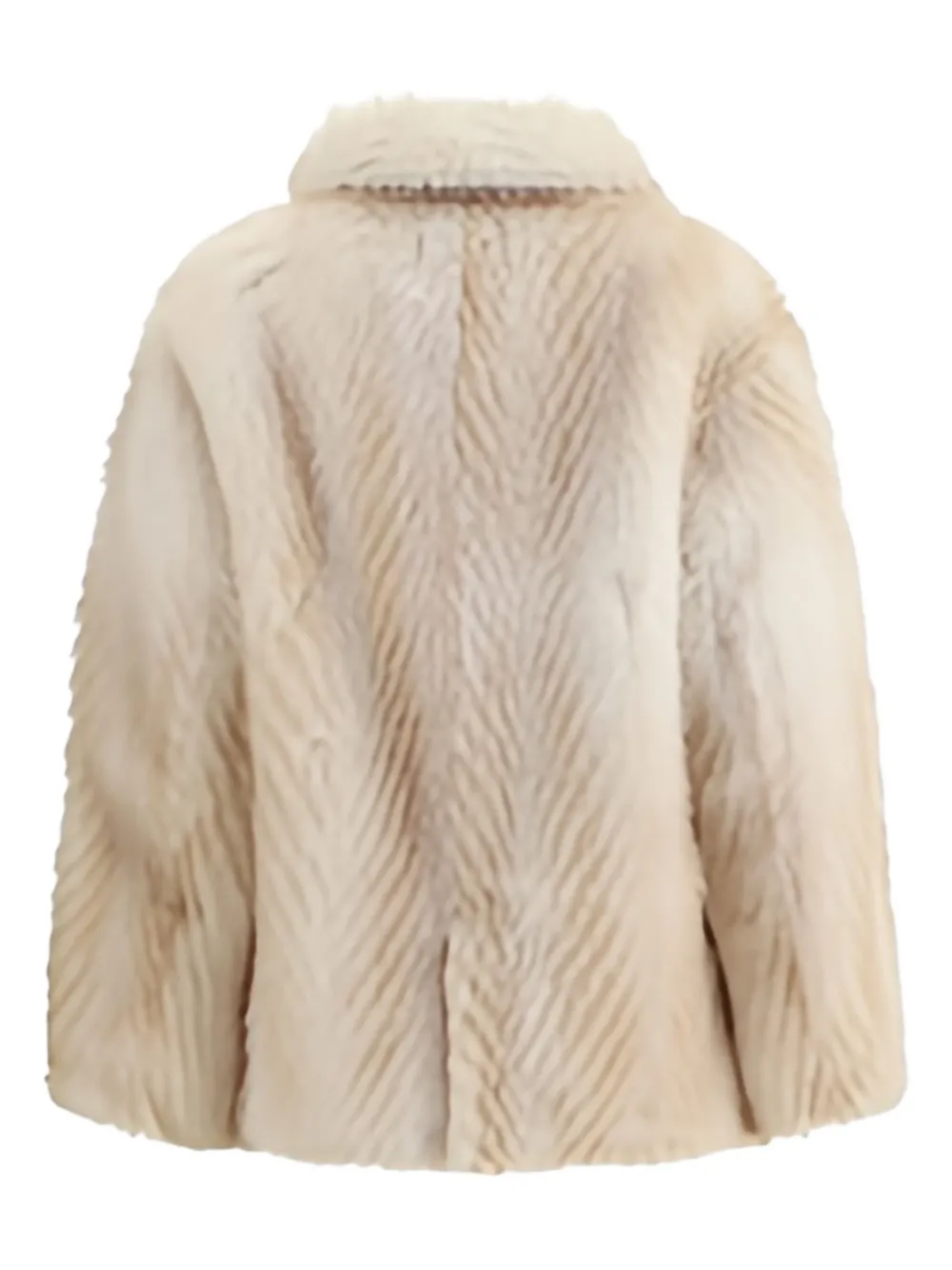 Sword 6.6.44 Herringbone-pattern Coat In Brown