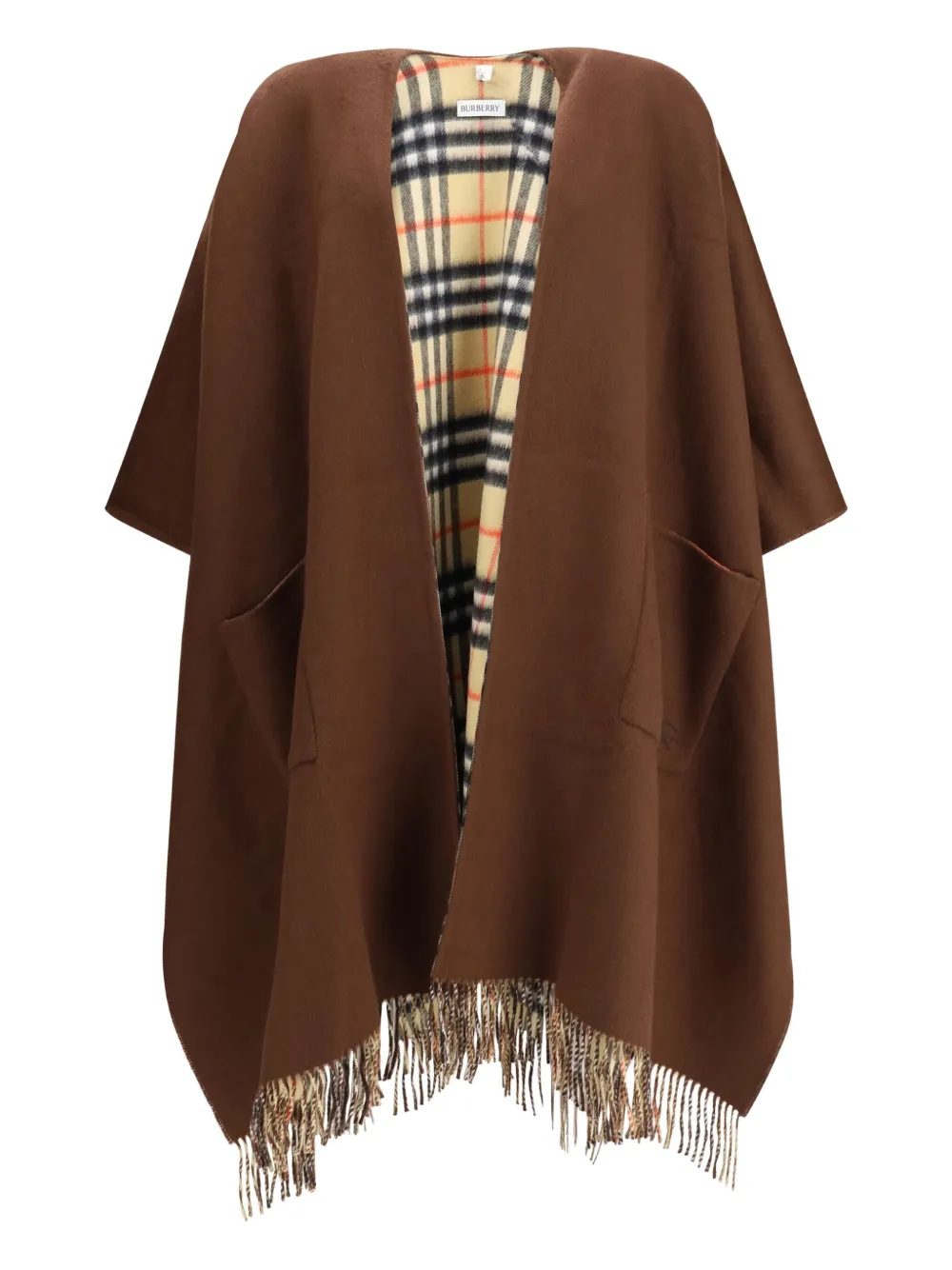 Burberry Besticktes Cape - Braun