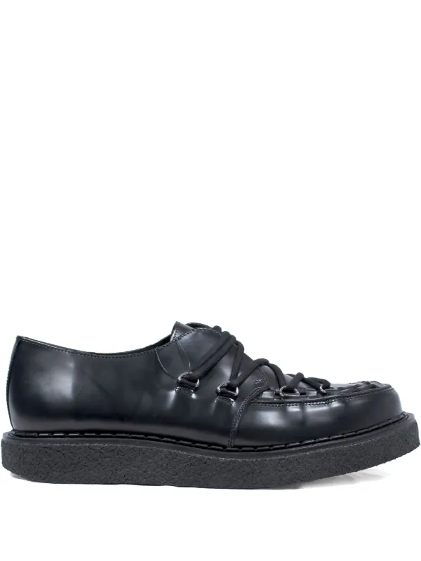 George Cox Hatton レザー ダービーシューズ | ブラック | FARFETCH JP
