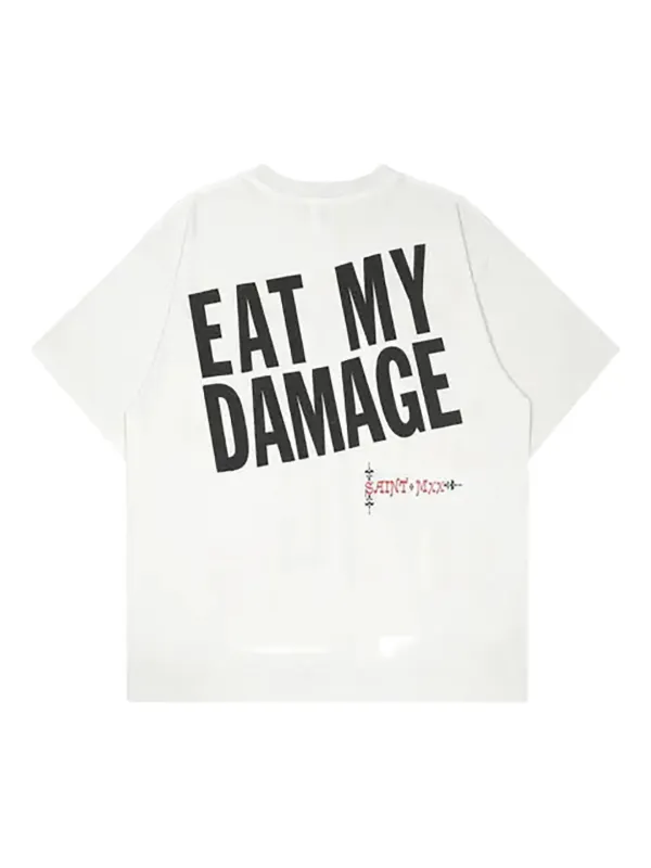 SAINT Mxxxxxx DIRTY PIG Tシャツ XL SAINT MXXXXXX Dirty Pig Short Sleeve T-shirt | White | FARFETCH