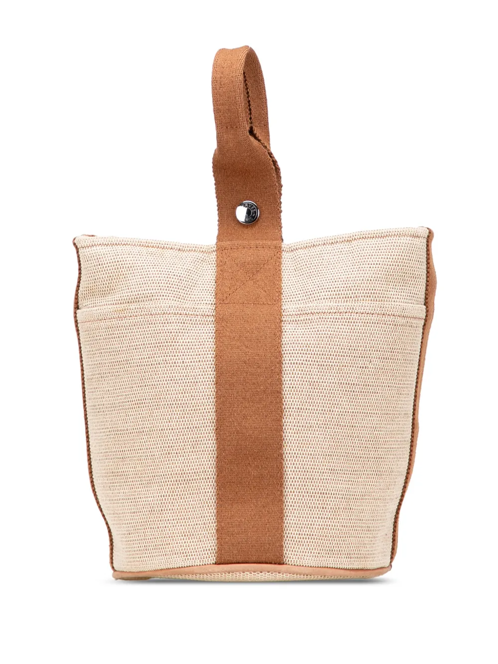 Hermès Pre-Owned 1990-2015 Toile Saxo PM bucket bag | Brown | Image 1