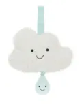 Jellycat cloud rain-drop mobile - White