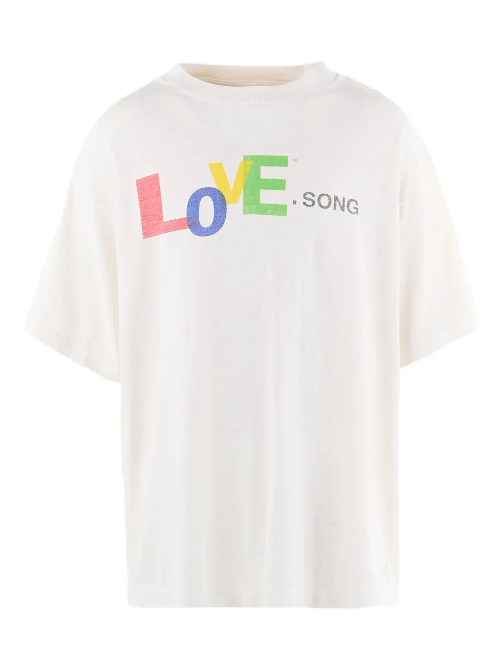 SAINT MXXXXXX Love Song Tシャツ - ホワイト
