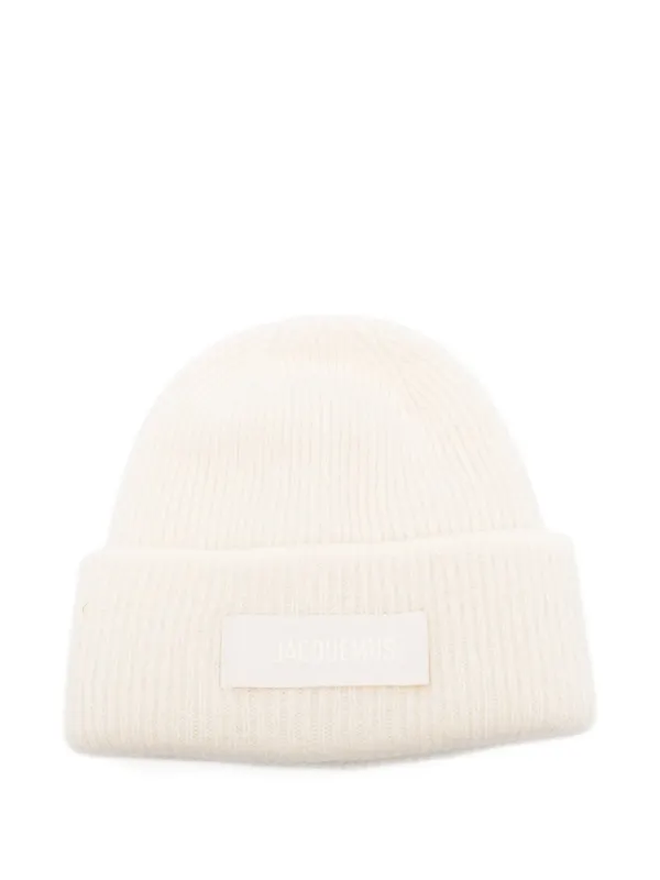 美品♡ JACQUEMUSリブビーニー ニット帽 Jacquemus リブニット ビーニー | ニュートラル | FARFETCH JP