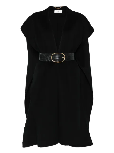 Elisabetta Franchi wool cape